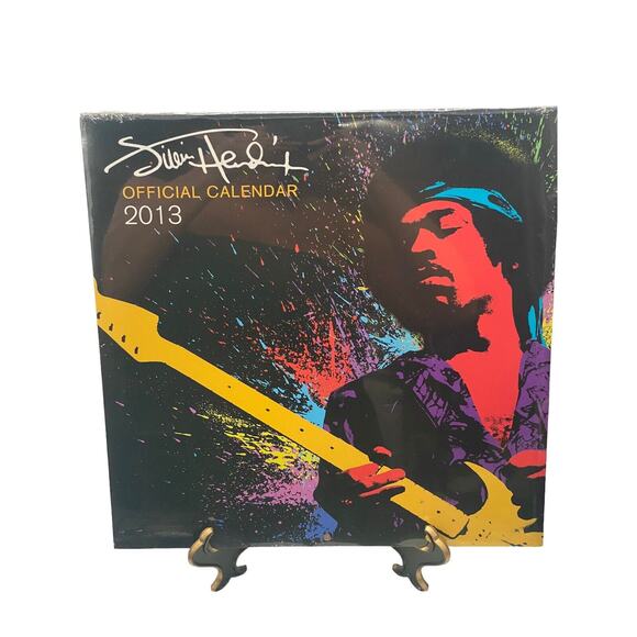 Official Jimi Hendrix 2013 Wall Calendar New Sealed Collectors Item Memorabilia - Picture 4 of 7